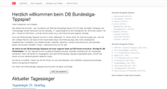 Desktop Screenshot of bundesligatippspiel.deutschebahn.com