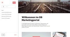 Desktop Screenshot of marketingportal.extranet.deutschebahn.com