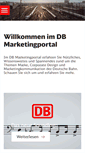 Mobile Screenshot of marketingportal.extranet.deutschebahn.com